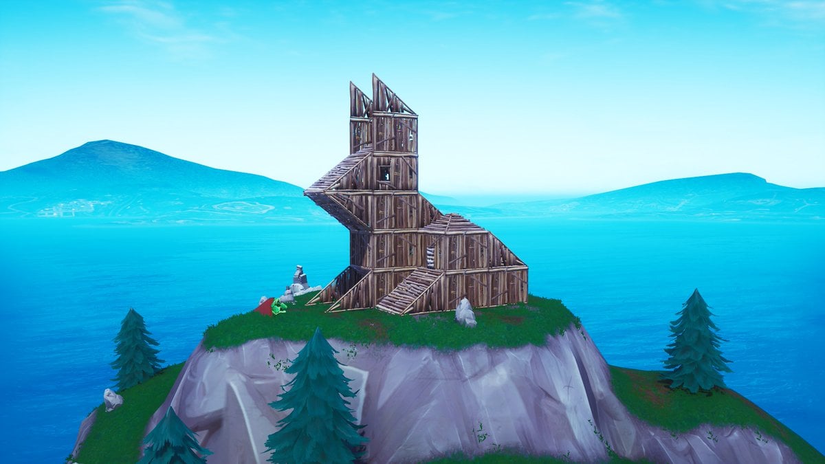 fortnite visit wooden rabbit location - fortnite visit a wooden rabbit stone pig