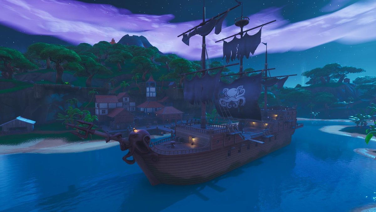 fortnite season 8 new poi lazy lagoon - fortnite wallpaper season 8 gif