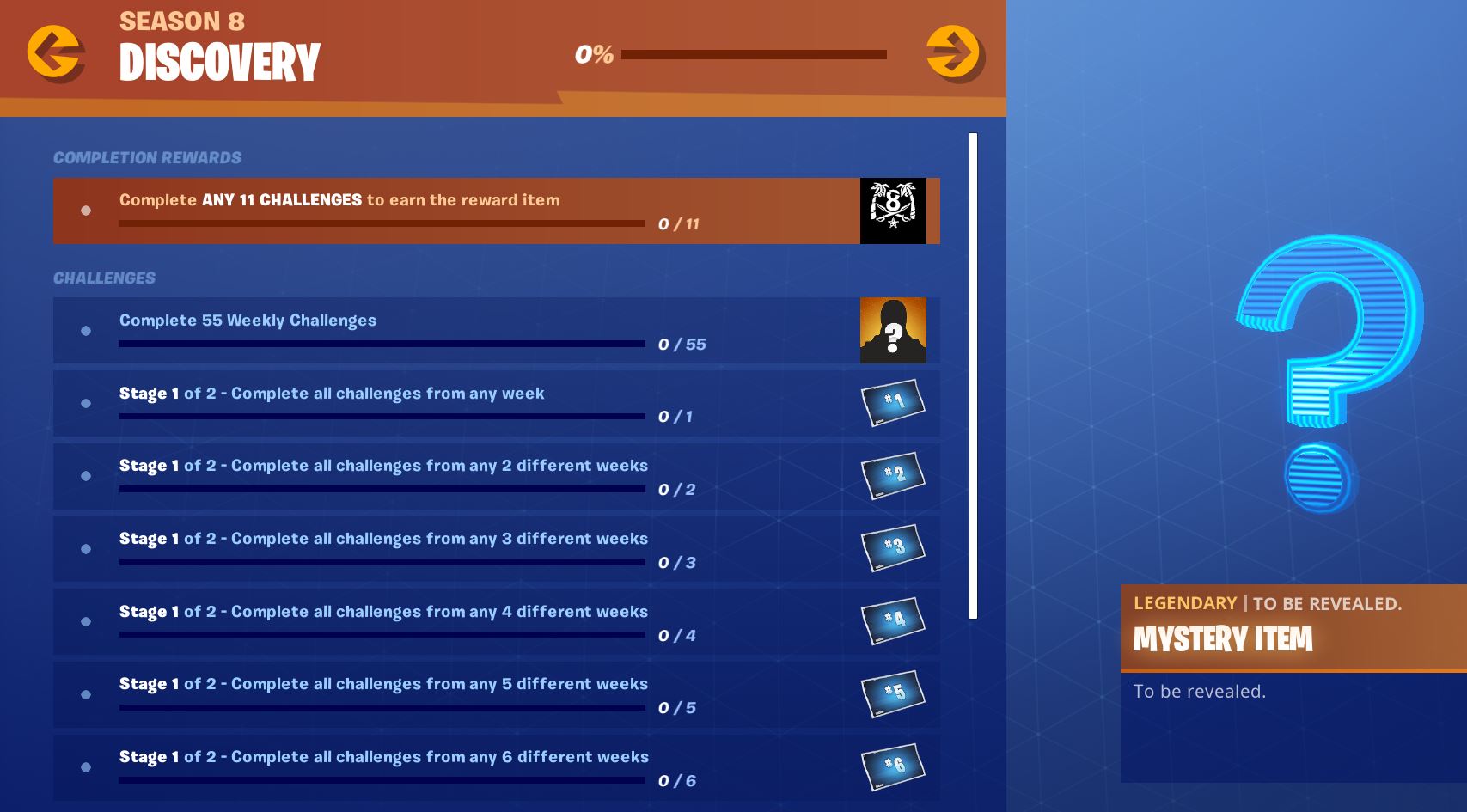 Fortntie Discovery Challenges