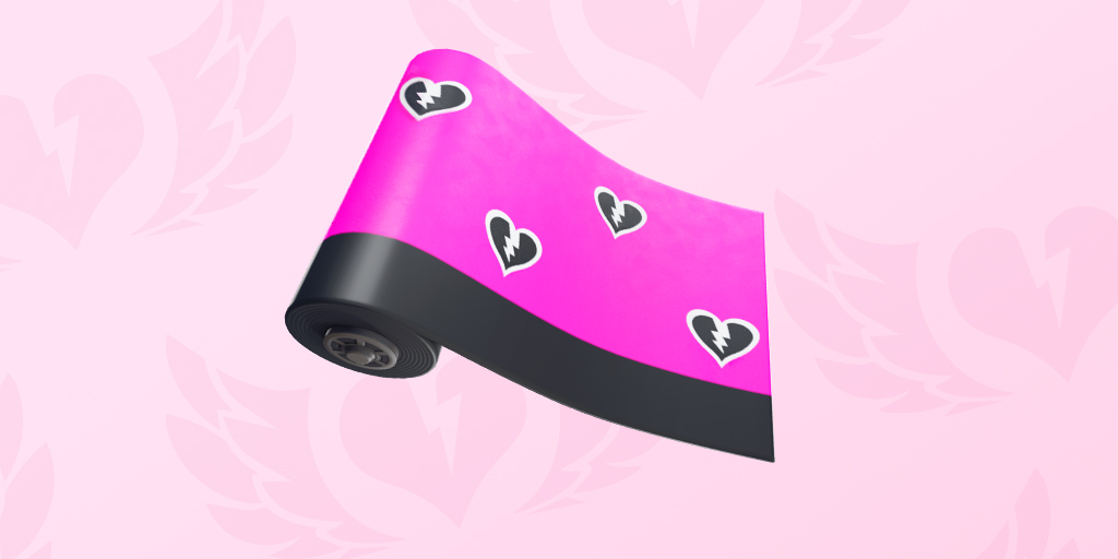 Free Fortnite Cuddle Hearts Wrap Support-a-Creator Promotion