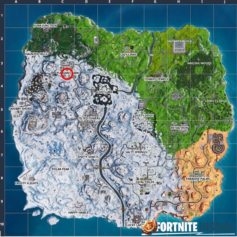 Showtime Venue Location Fortnite