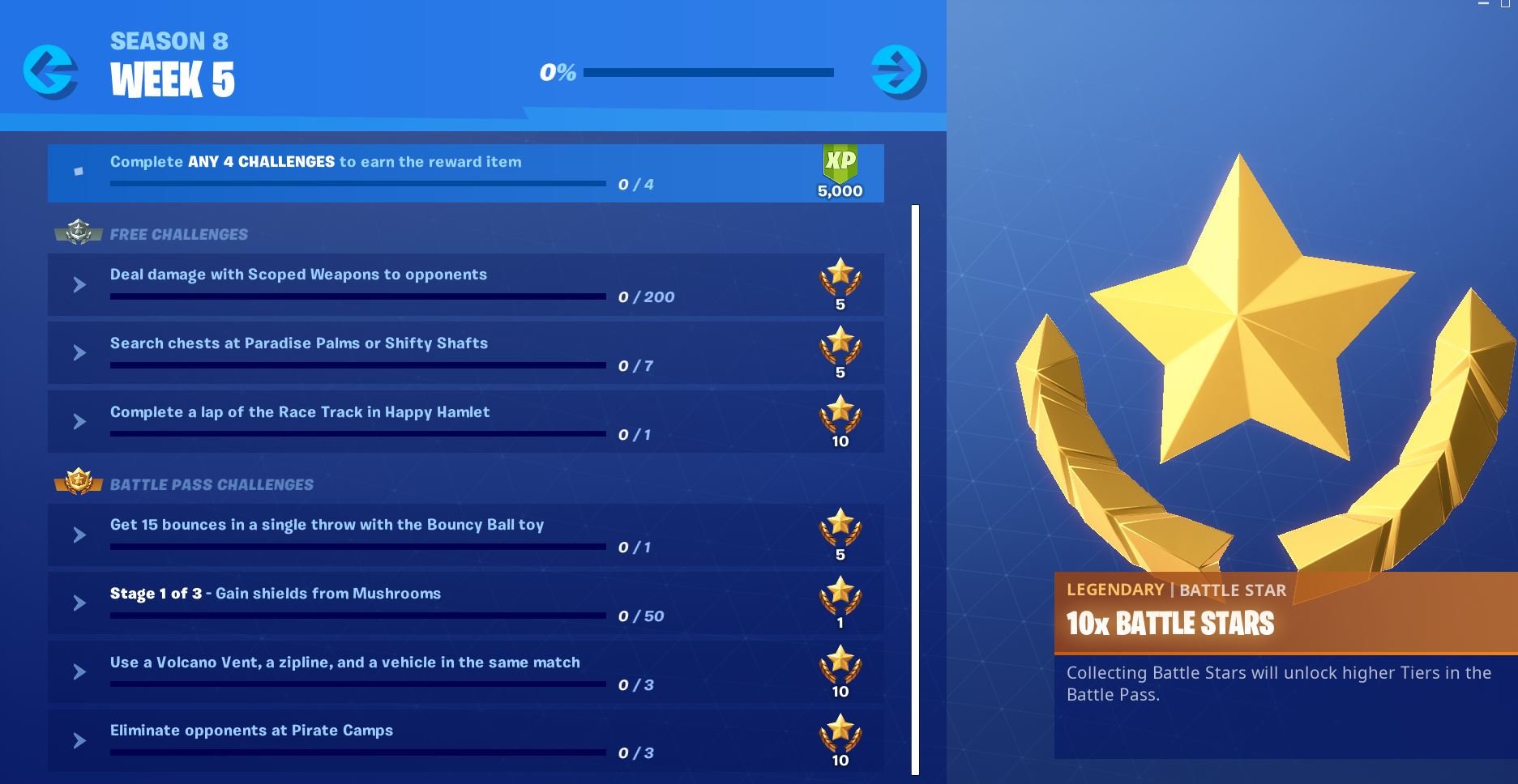 Fortnite Season 8 Week 5 Challenges Fortnite Insider - fortnite season 8 week 5 challenges