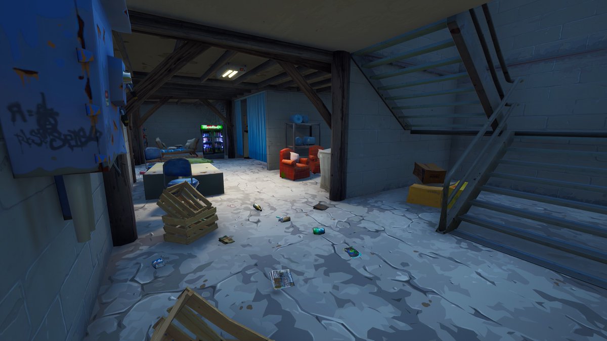 basement pleasant park - pleasant park fortnite season 8