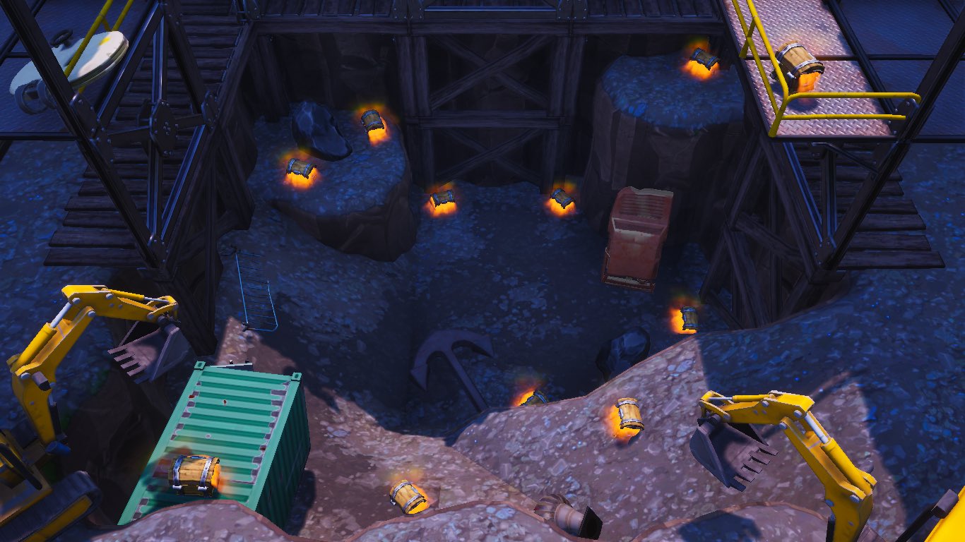 Fortnite Anchor at Dusty Divot Extraction Site