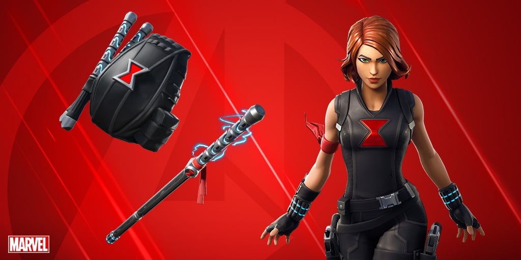 Fornite's Daily Item Shop Is Selling Black Widow Items