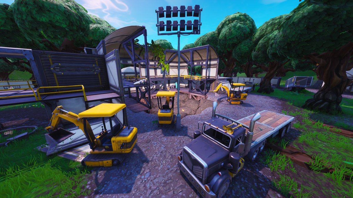 Fortnite Dusty Divot Extraction Site