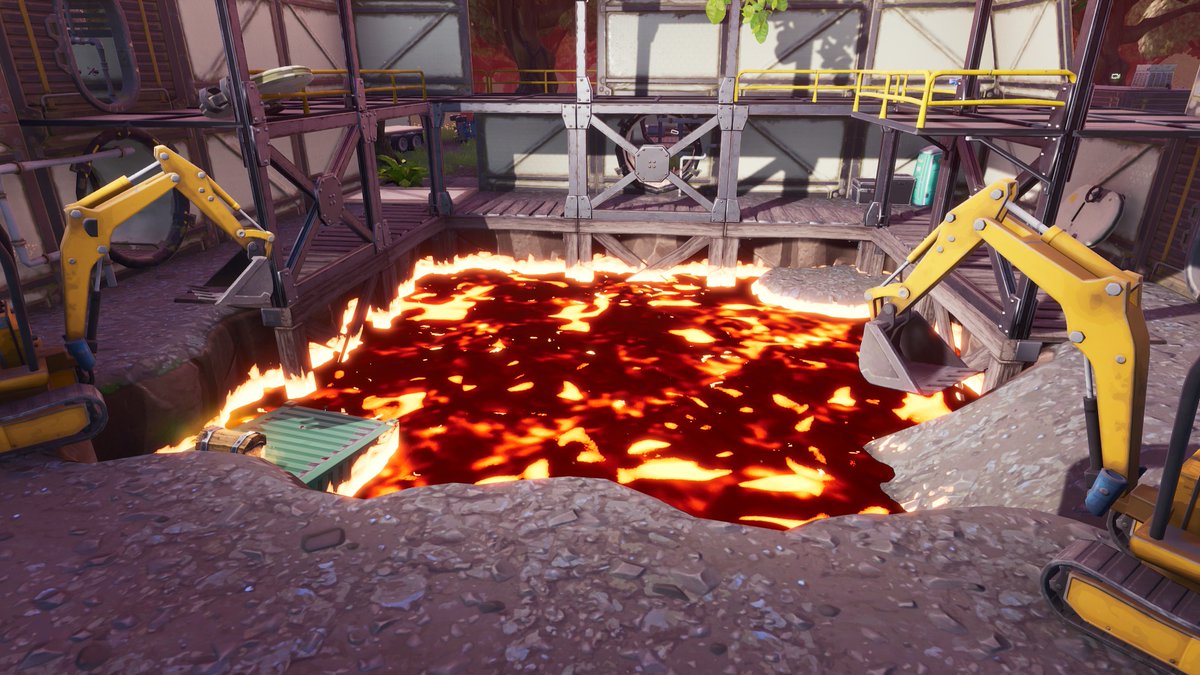 fortnite dusty divot dig site lava - fortnite dusty divot