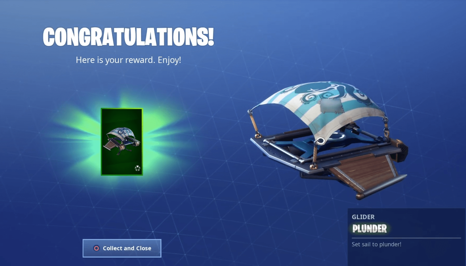 buccaneer s bounty reward day 1 fortnite plunder glider - all pirate bases fortnite