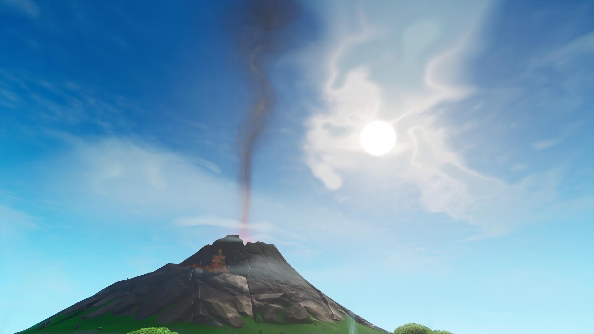 Volcano Smoking Fortnite Fortnite The Second Rune Has Been Activated At Loot Lake Fortnite Insider