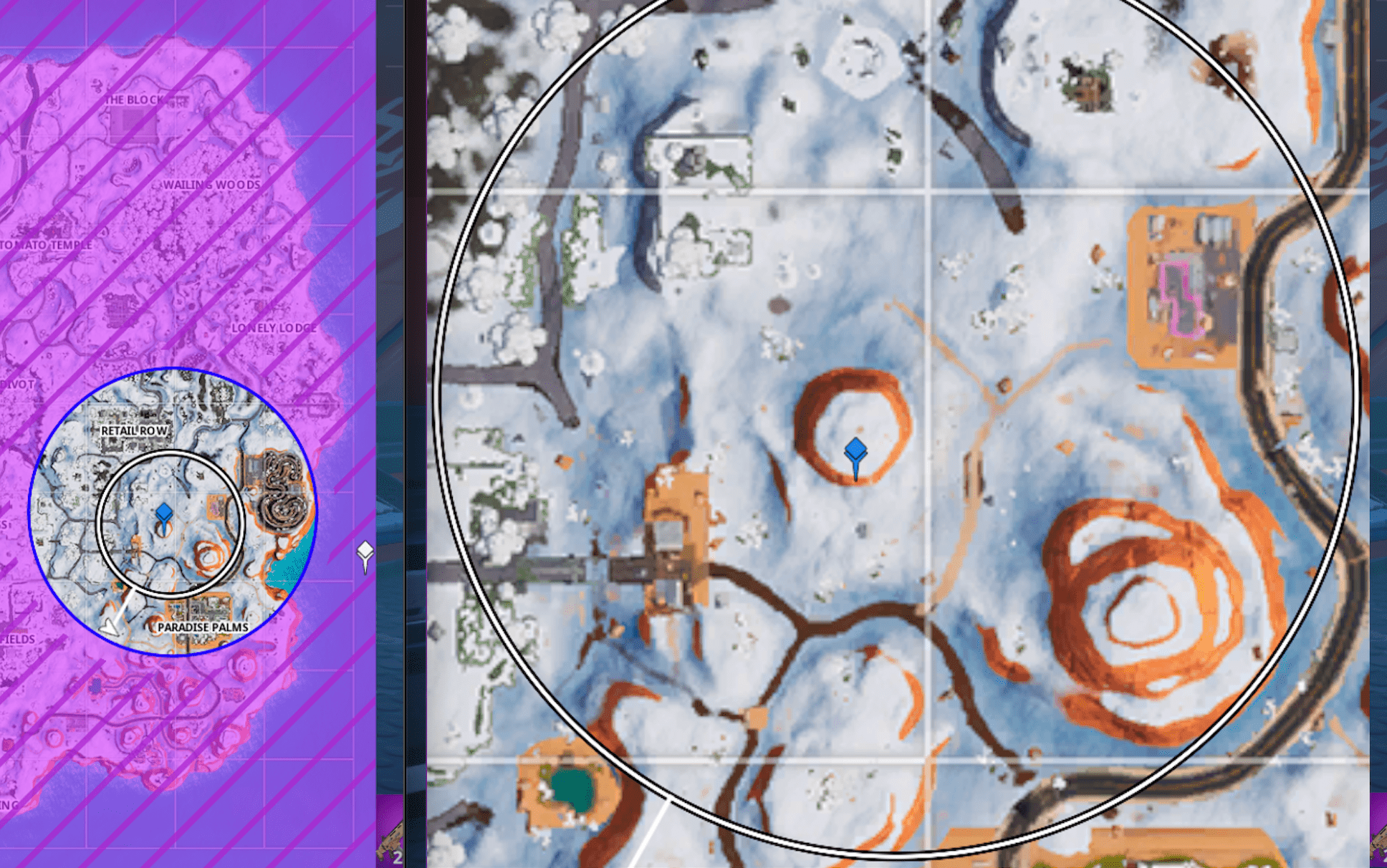 Fortnite Zoom to Fit Map Concept