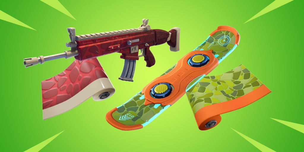 dino and triassic wraps - dinosaur fortnite skin