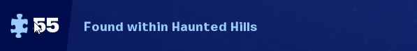 Fortbyte 55 found in the haunted hills