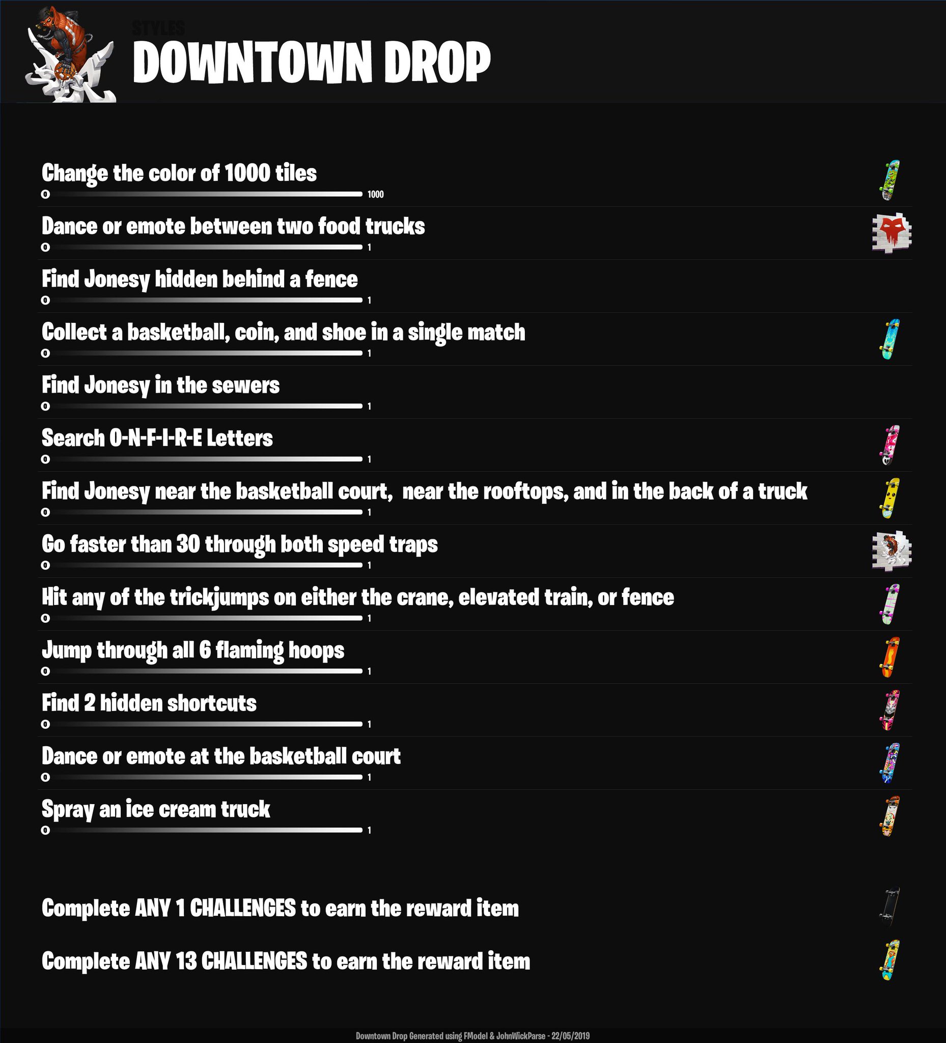 Fortnite x Jordan - Downtown Drop LTM 