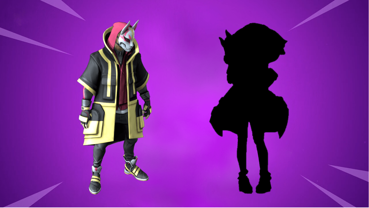 fortnite female drift skin concept - fortnite character silhouette png