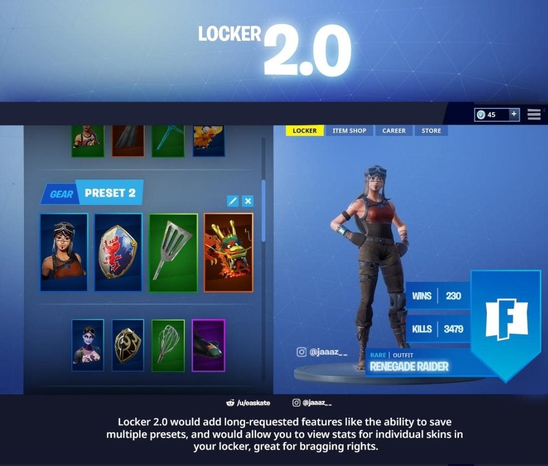 Fortnite Locker Concept