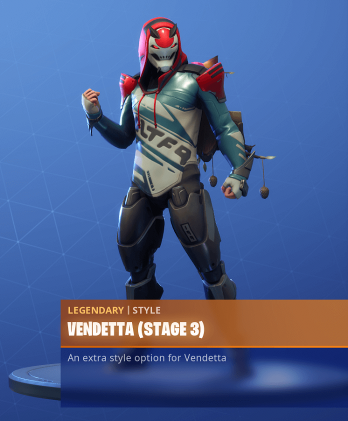 Fortnite Season 9 Battle Pass Tier 100 Vendetta Skin All Challenges Styles And Rewards Fortnite 1791