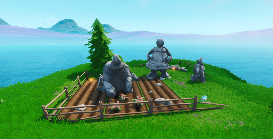 Fortnite v9.10 Map Changes - M4 and Mrs Stone New Farm Plot North of Lonely Lodge