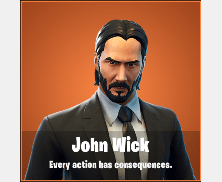 John Wick Fortnite Skin Leak