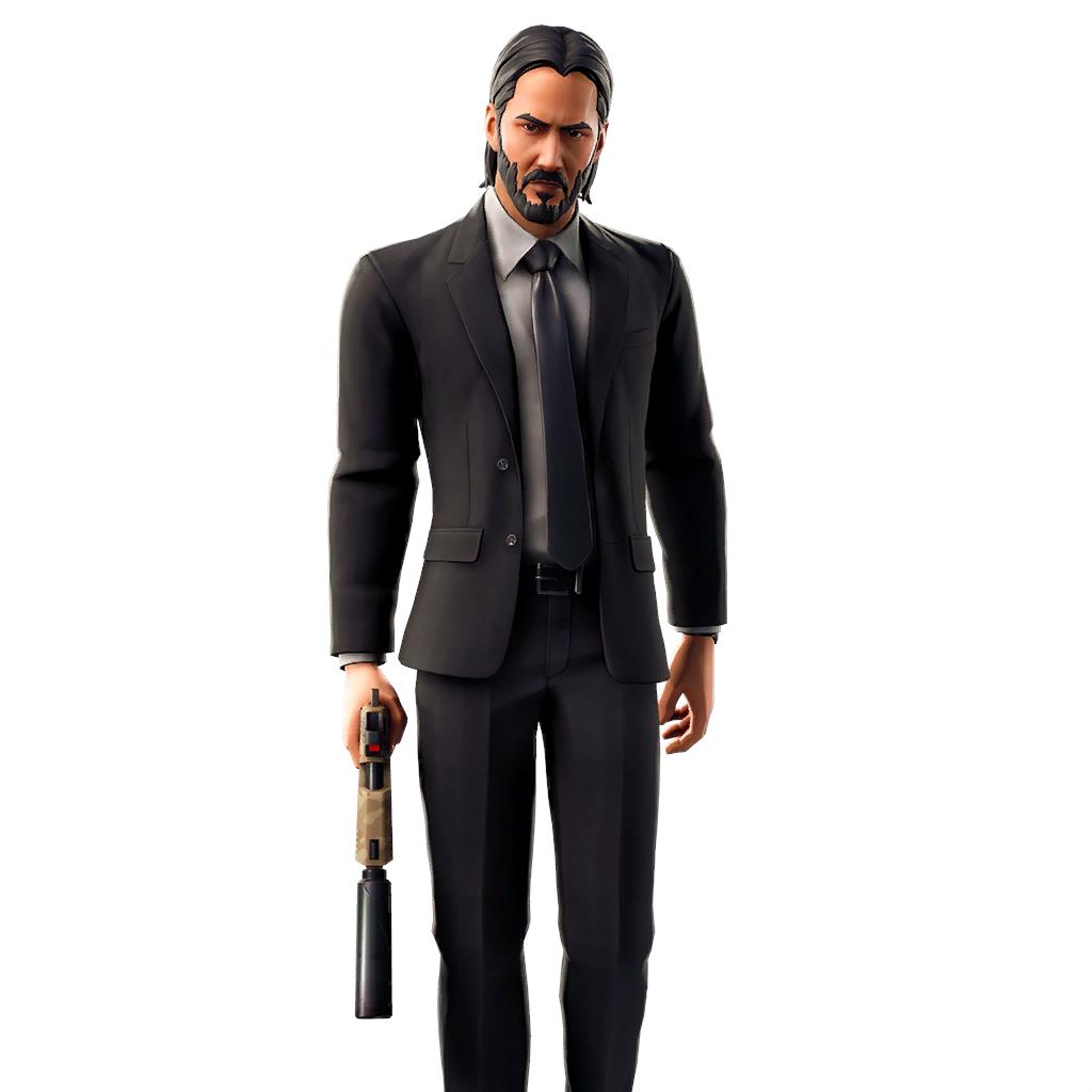 In Game Footage Of The Leaked John Wick Fortnite Item Shop Skin And Back Bling Fortnite Insider