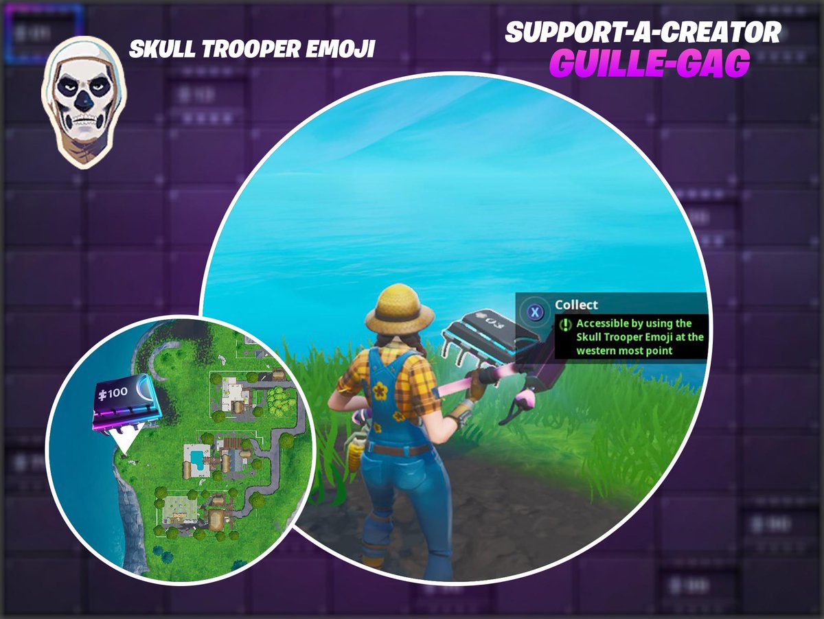 Fortbyte #03 - Accessible by using the Skull Trooper Emoji at the western most point