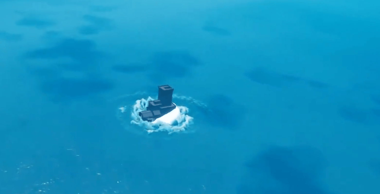 Fortnite Creature/Monster Moving in the Ocean Surrounding the Map