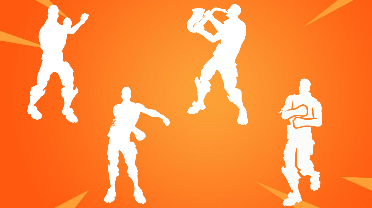 Fortnite Emotes - Fresh, Floss, Phone It In, Running Man