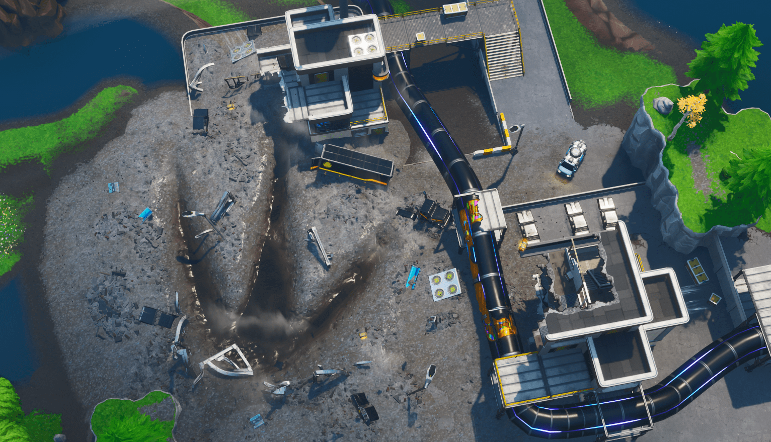 Monster Footprint Fortnite Fortnite Fortbyte 23 Found Between An Rv Campsite A Gas Station And A Monstrous Footprint Fortnite Insider