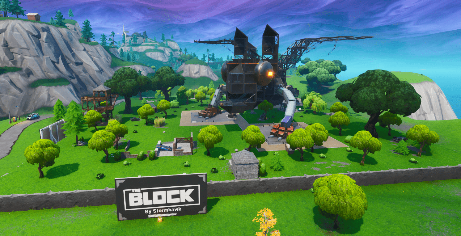 Fortnite v9.30 Map Changes - The Block by Stormhawk