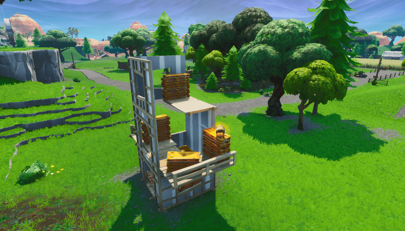 Fortnite v9.30 Map Changes - Three Story Structure North of Fatal Fields