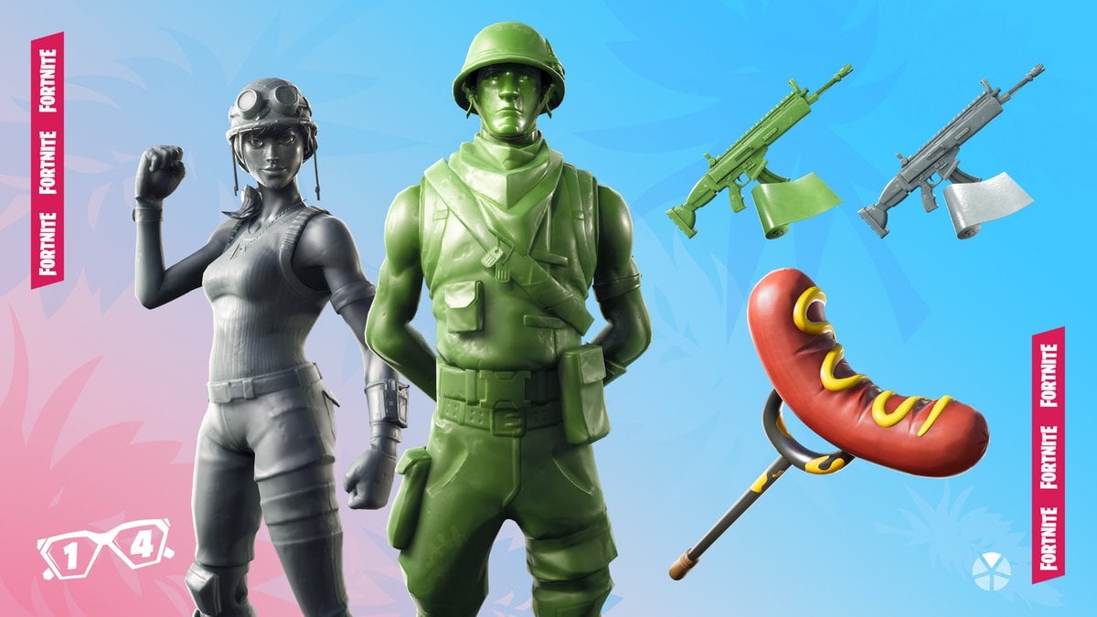 14 days of Summer Day 2 Fortnite Item Shop - New Toy Soldier Skin Set