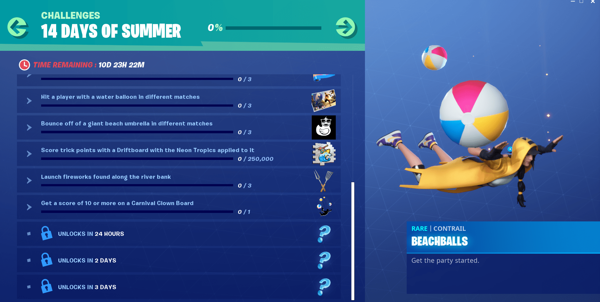14 Days of Summer Fortnite Event - Day 11 Challenge and Reward