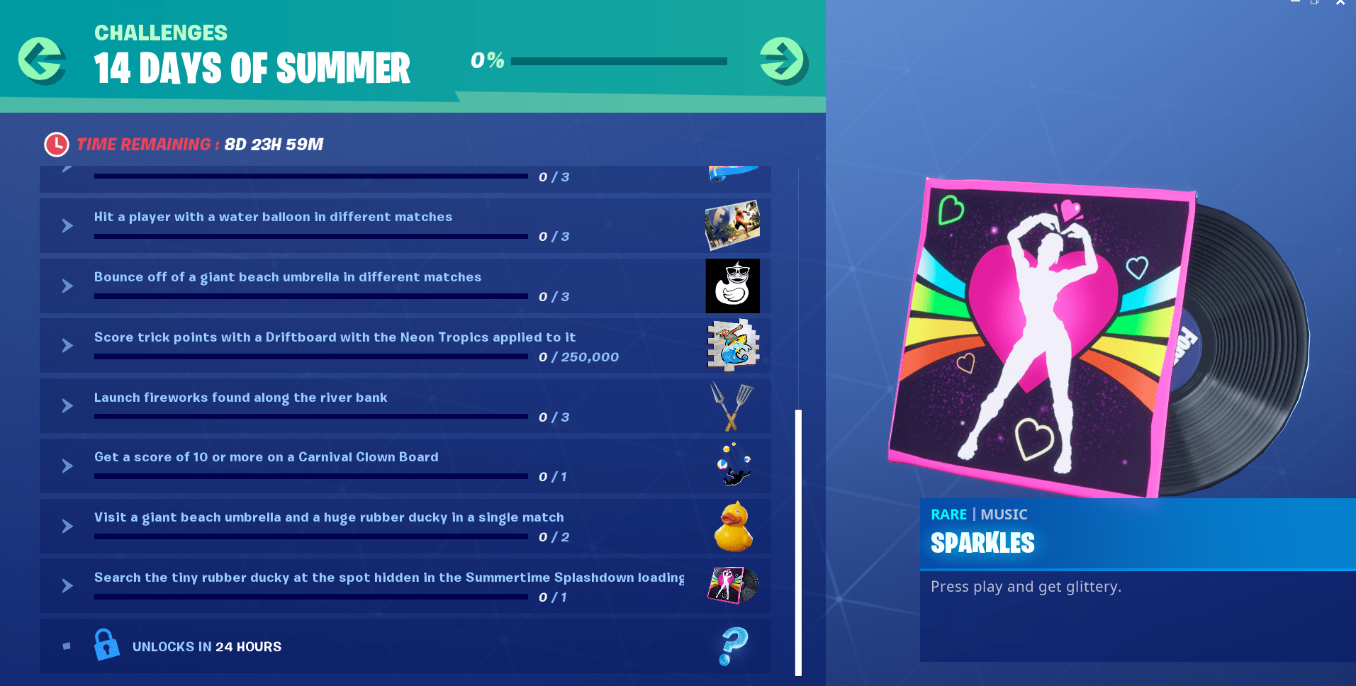 14 Days of Summer Fortnite Event - Day 13 Challenge and Reward