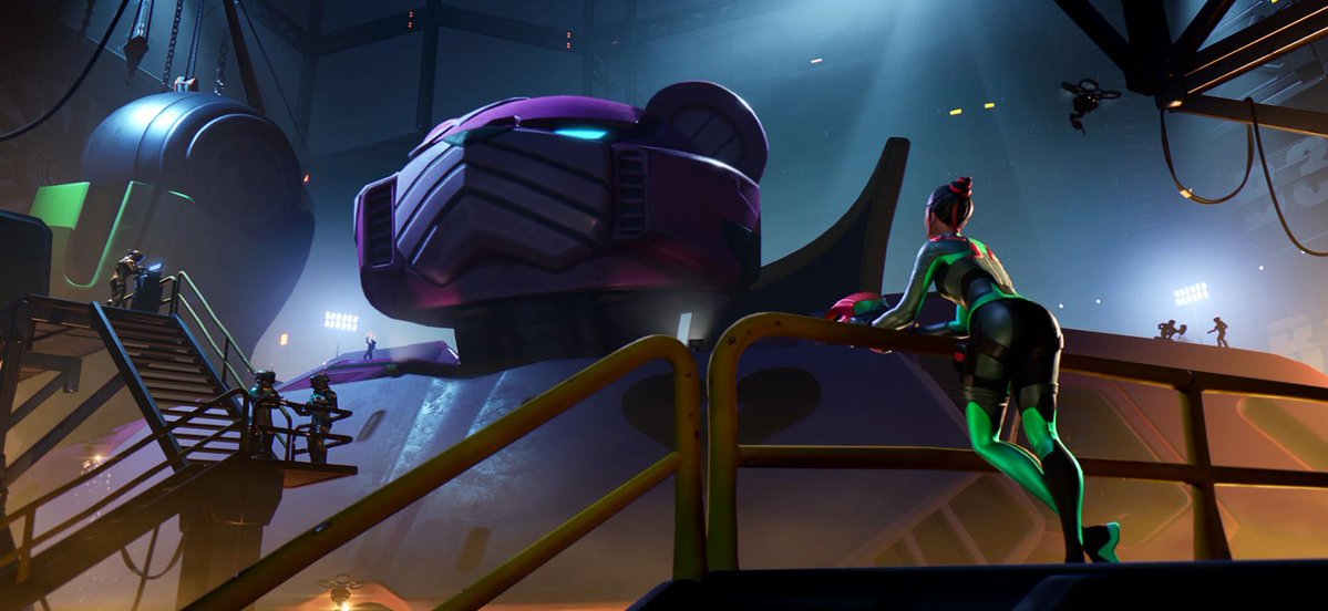 FortTory - Fortnite leaks & news on X: So in the Fusion Point loading screen we can see the Statue floating in the sky So if they decide to add more chunks