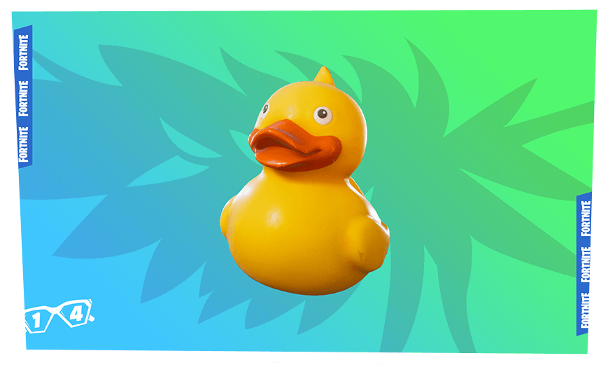 Fortnite 14 Days of Summer Event Day 12 Reward - Quack Pack Back Bling