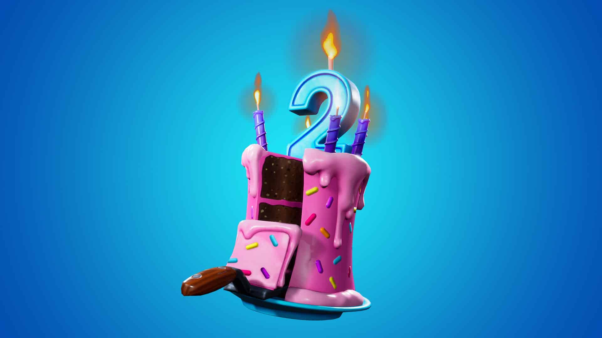 Fortnite 2nd Birthday Cake