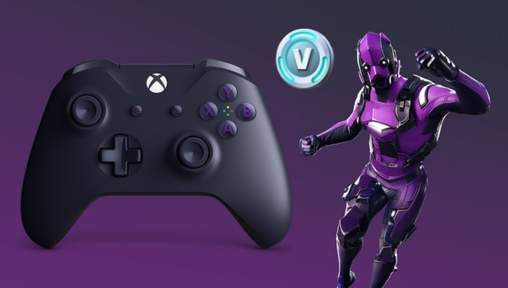 Fortnite Xbox Controller Dark Vertex Skin Bundle