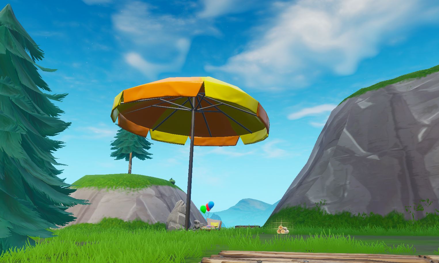 Fortnite giant beach umbrella