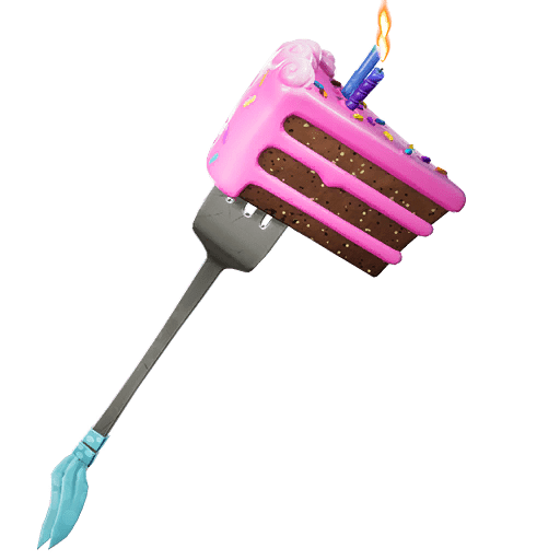 Fortnite's 2nd Birthday Reward - Birthday Slice Pickaxe