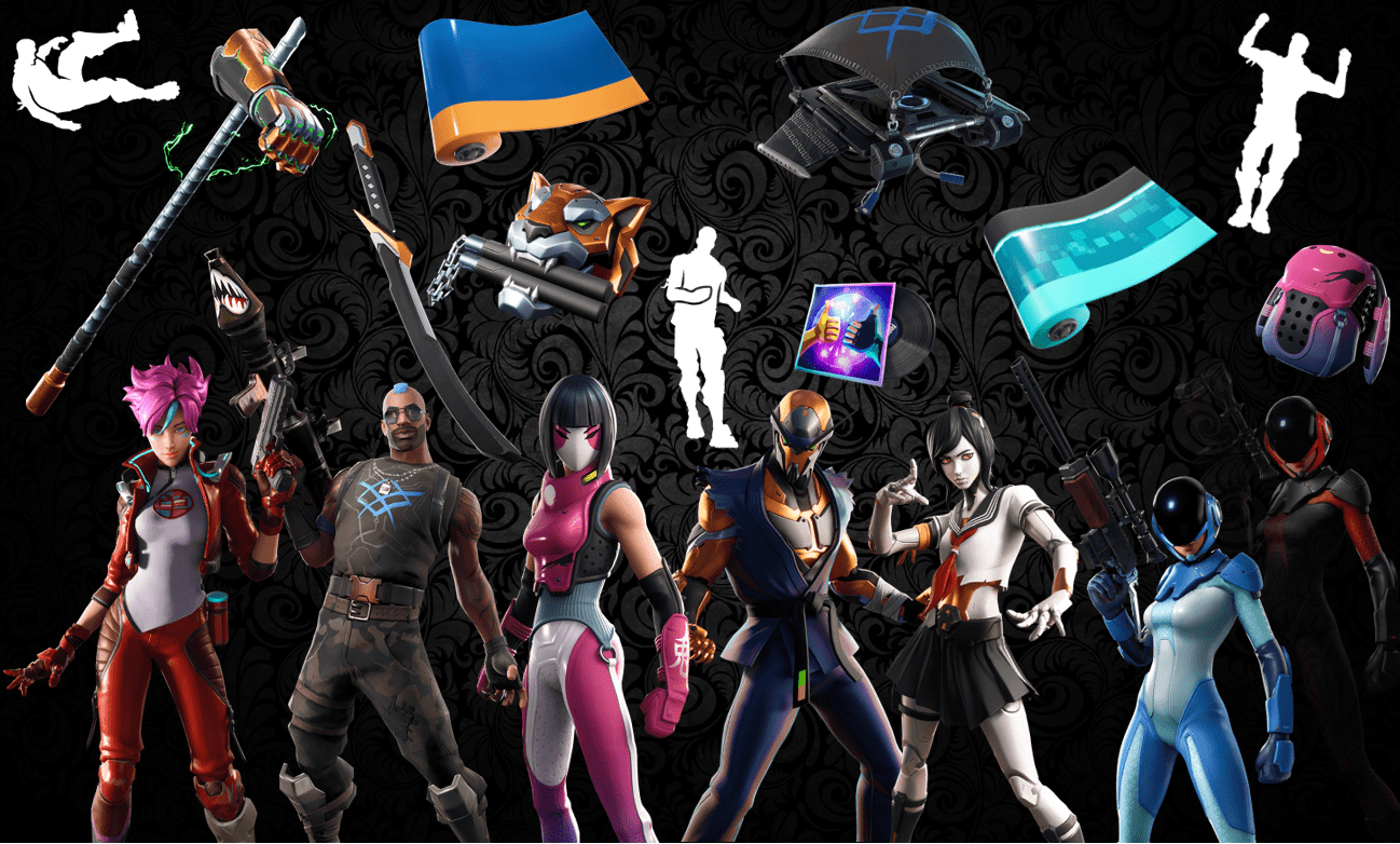 Leak massivo de Fortnite revela novas skins, back blings e modos de jogo