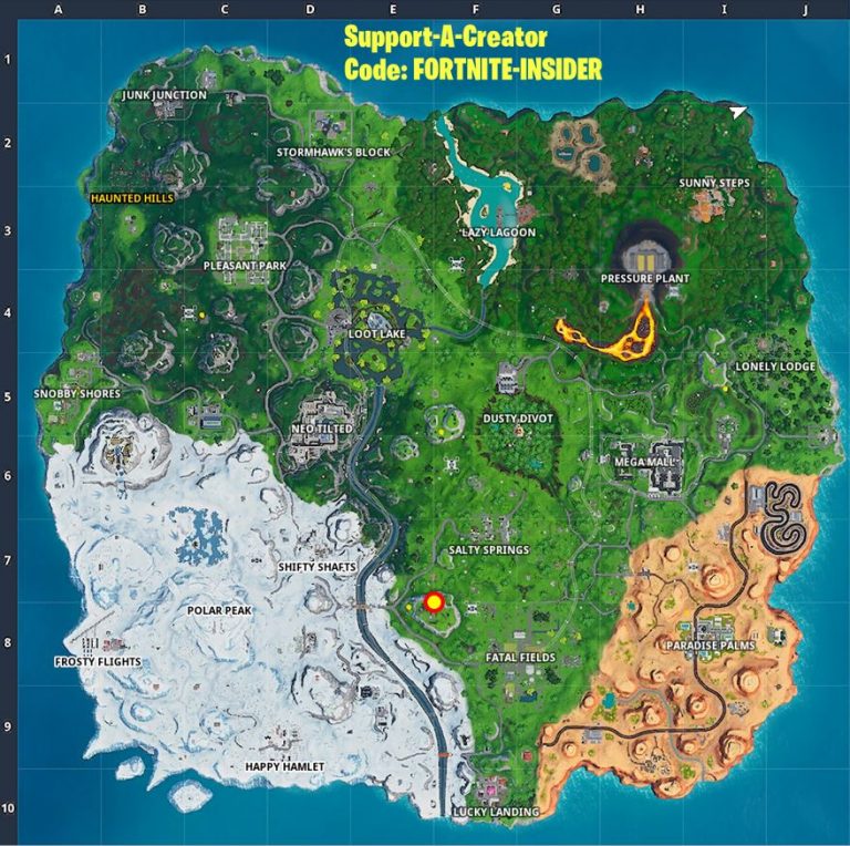 Fortnite Season X10 Where To Find Week 5 Hidden Secret Battle Star