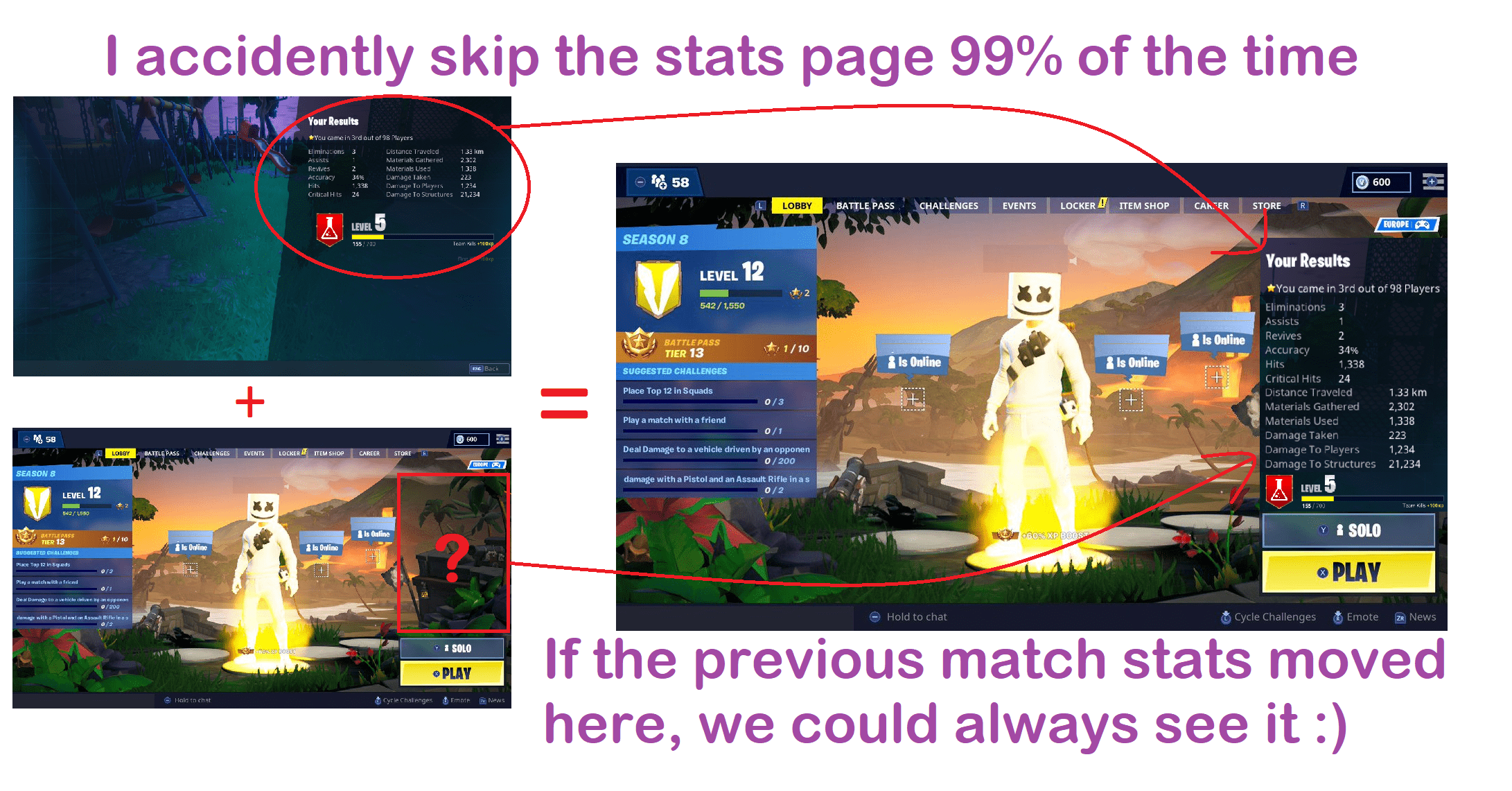 fortnite statistics