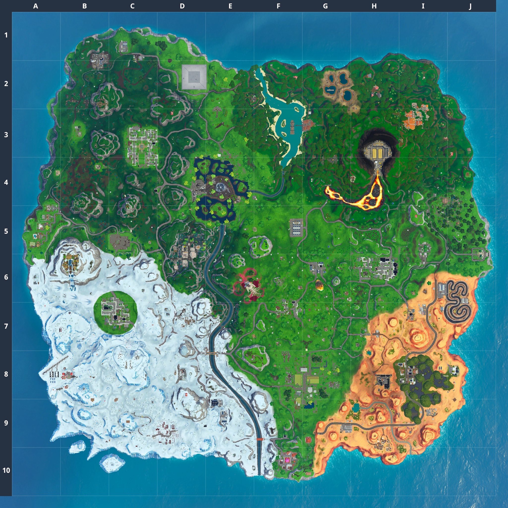 Fortnite v10.30 map