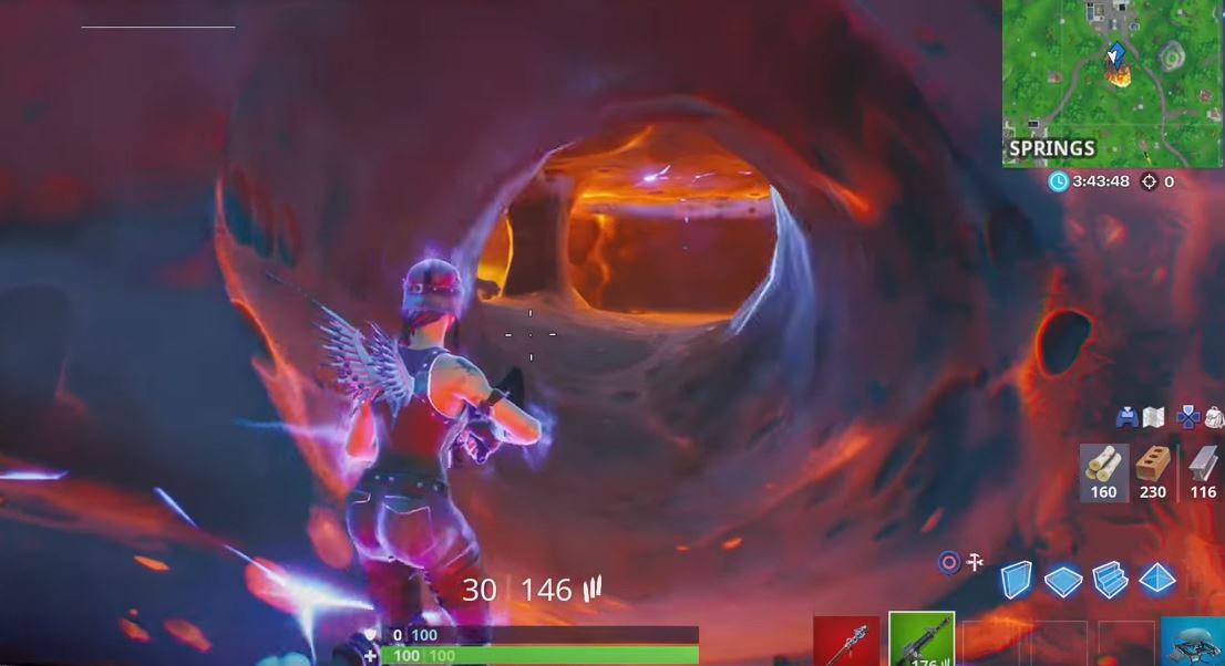 Fortnite within a meteor