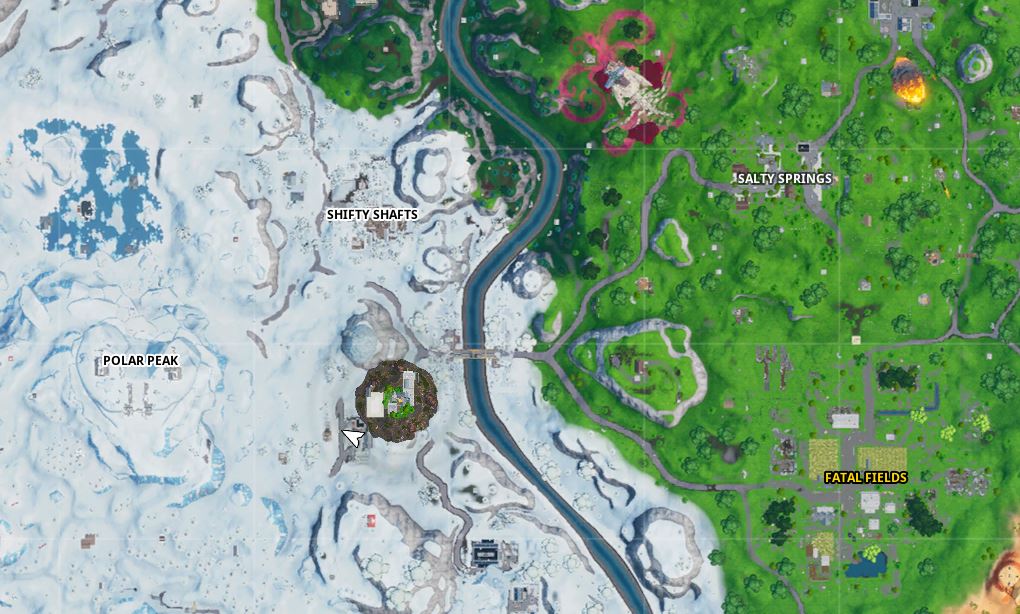 Seat for Giants Fortnite Map Location