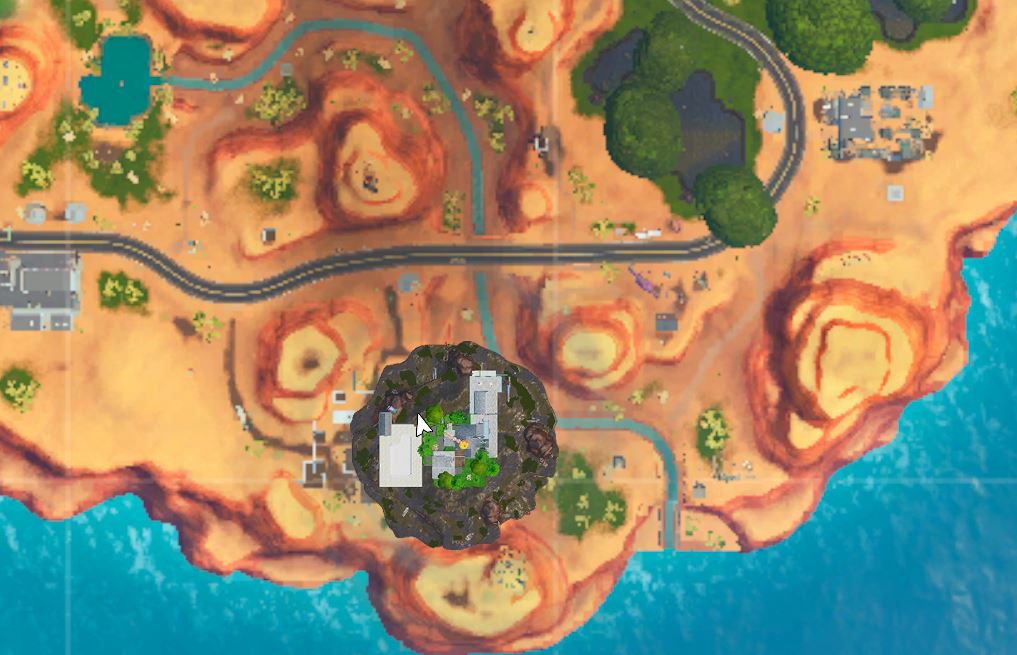 Fortnite: Collect Visitor Registration on Floating Island and Trade Course