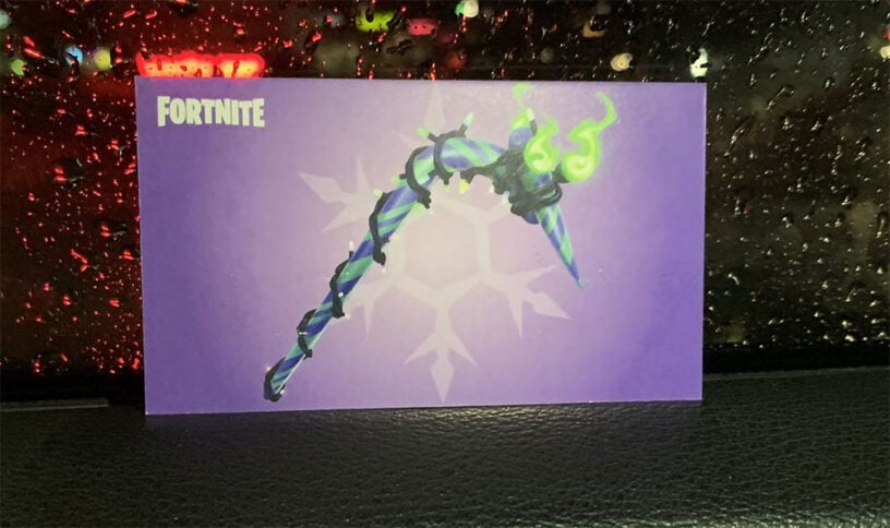 Free Fortnite Merry Mint Axe Pickaxe Being Granted Here S How To Get Your Code