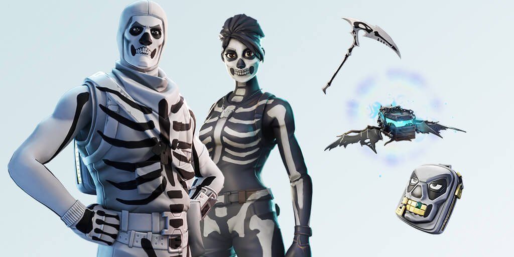 Skull Trooper Skull Ranger Halloween Fortnite Skins In Today S Item Shop With New Leaked Skin Styles Fortnite Insider