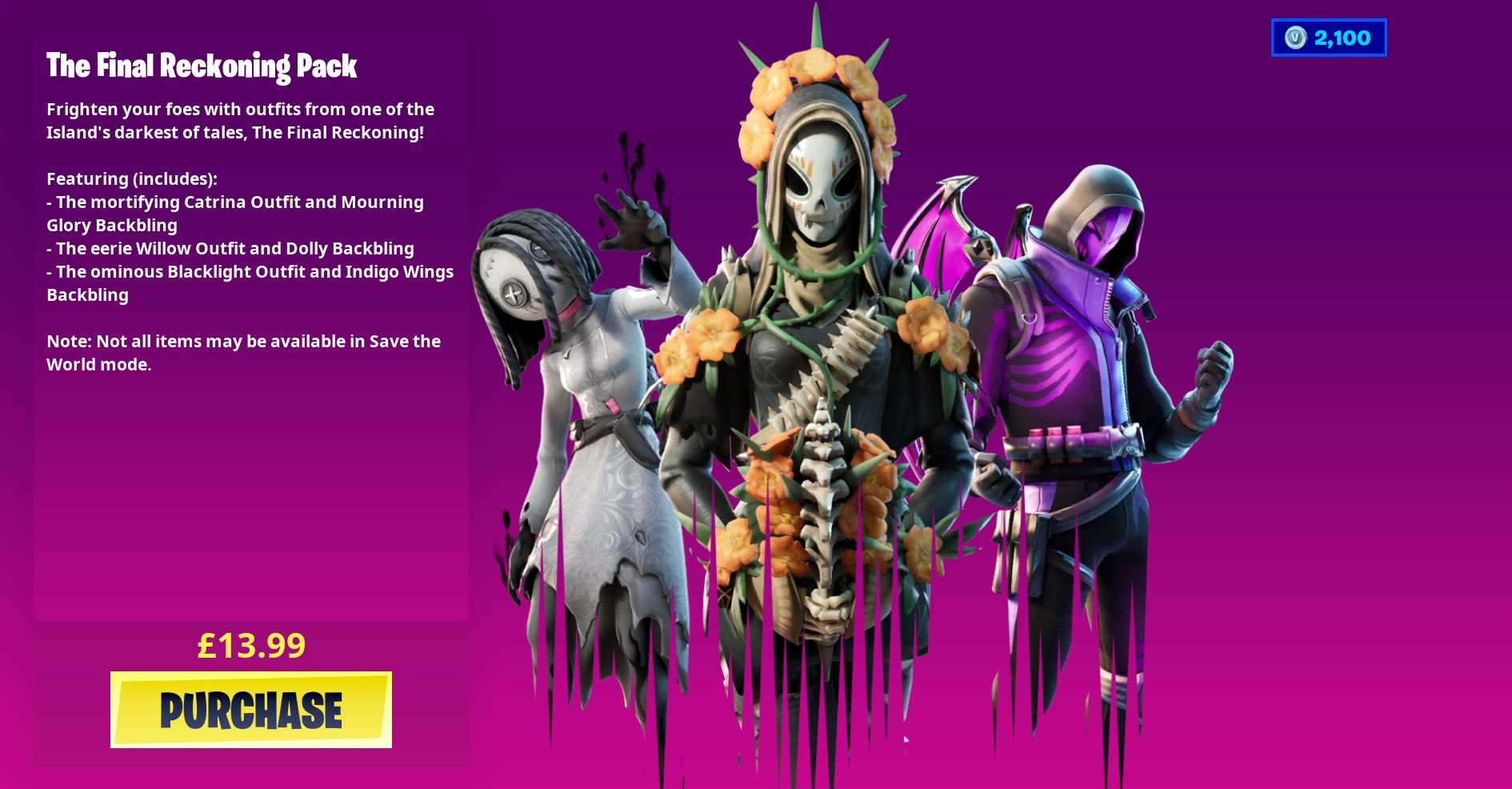 Fortnite The Final Reckoning Skins And Back Blings Pack Available Worldwide Price What S Included Fortnite Insider