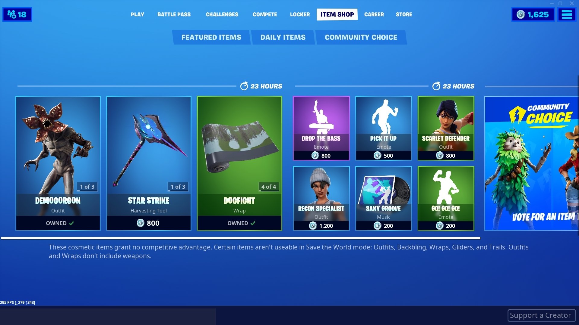 Item Shop Fortnite