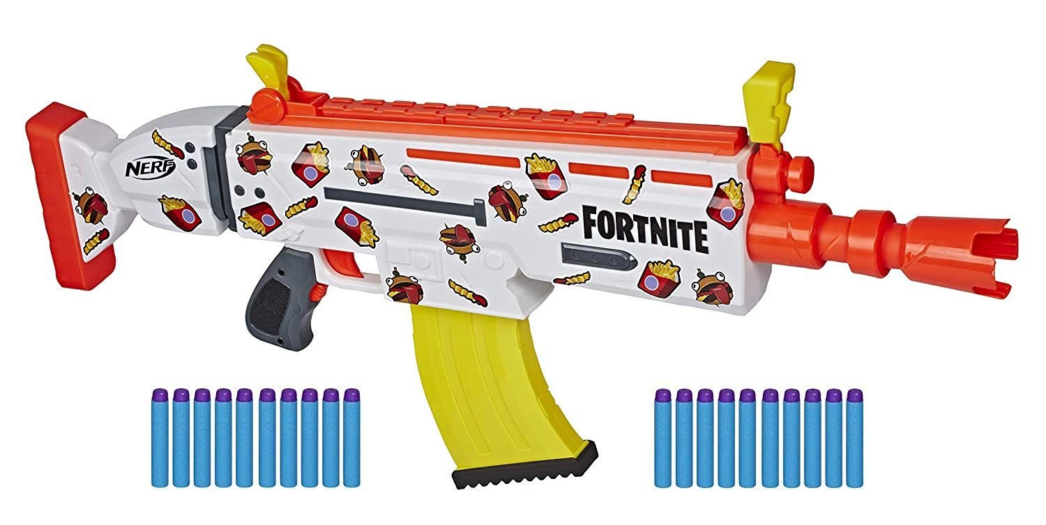 Fortnite scar nerf gun hot sale argos